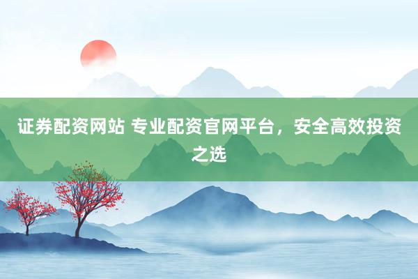 证券配资网站 专业配资官网平台，安全高效投资之选