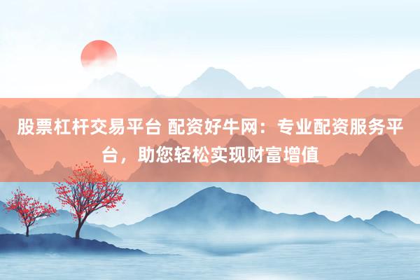 股票杠杆交易平台 配资好牛网：专业配资服务平台，助您轻松实现财富增值